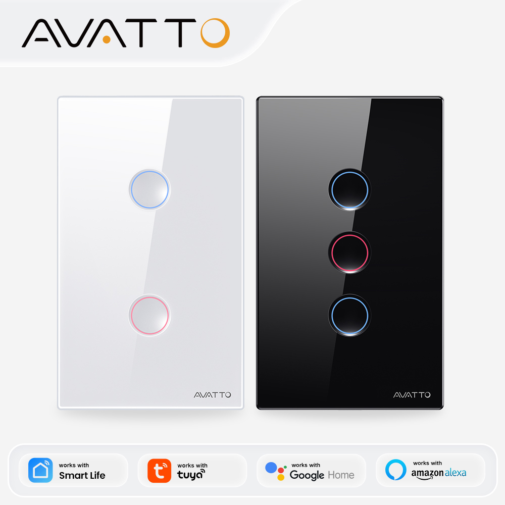 Smart Home Switch - AVATTO 1/2/3/4 Gang ZigBee Smart Light