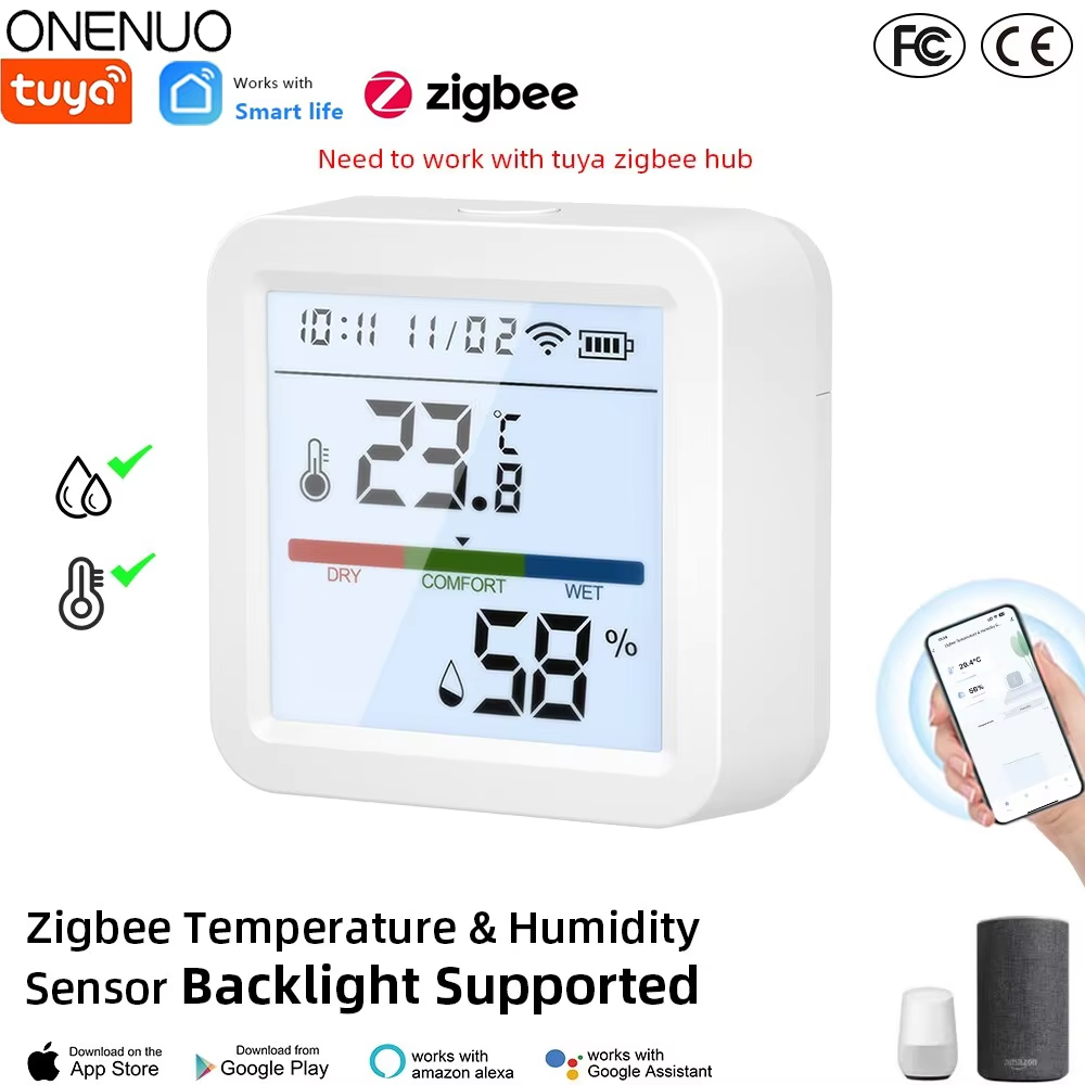 Smart Home Living - Tuya ZigBee Smart Home Temperature Humidity