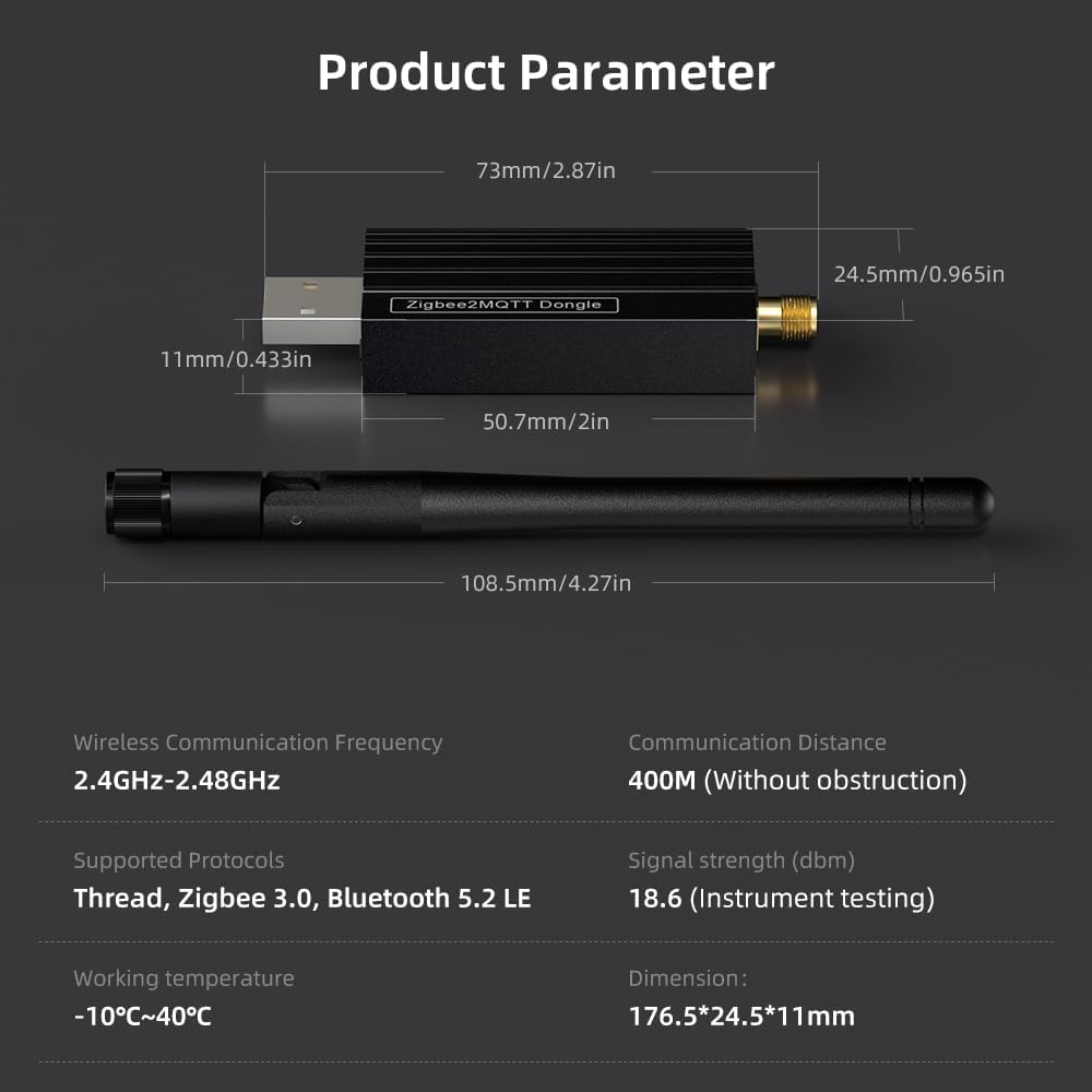 ZBDongle-P Wireless Zigbee Gat - Smart Home Mqtt 评论和价格
