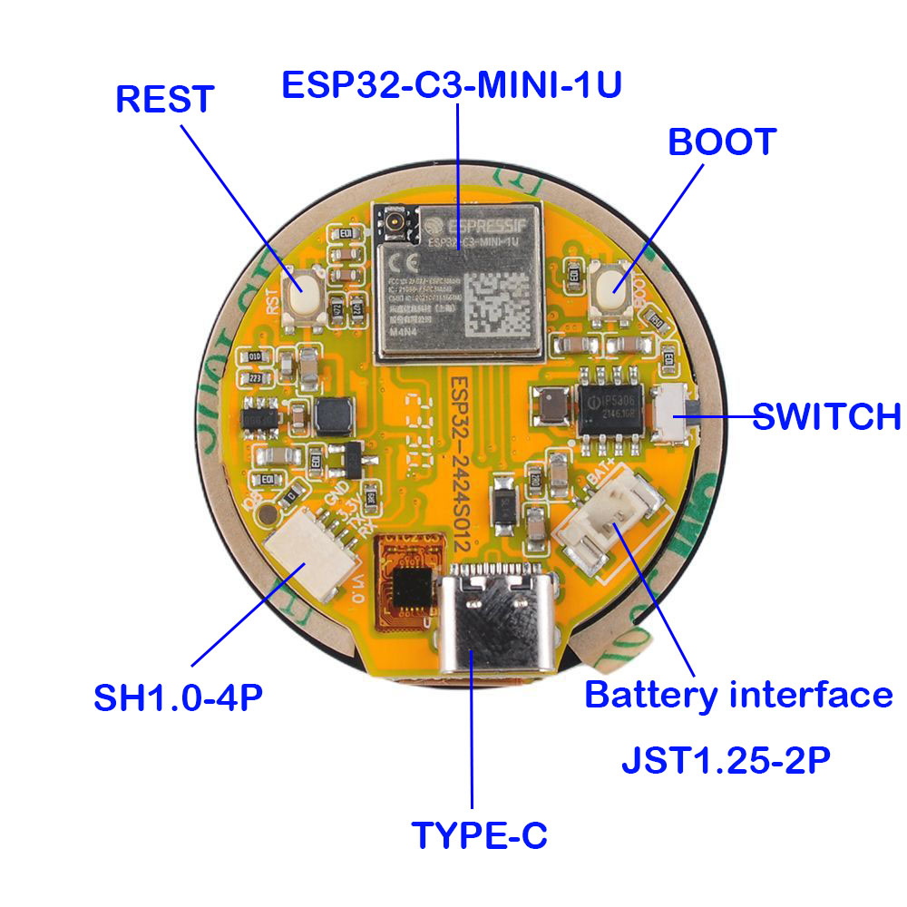 ESP32 Display 1.28 inch ESP32- - Smart Home Web 评论和价格