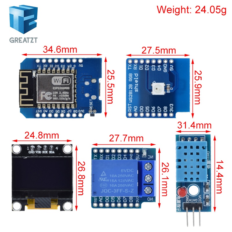 WeMos D1 Mini ESP8266 ESP-12F  - Smart Home Esp8266 评论和价格