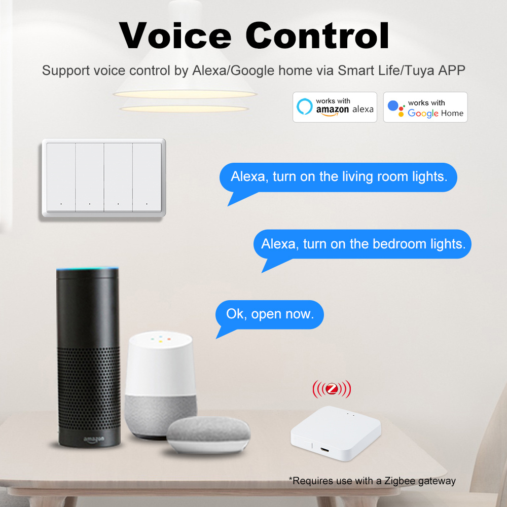 Manhot Smart zigbee Switch No  - Smart Home Ikea 评论和价格