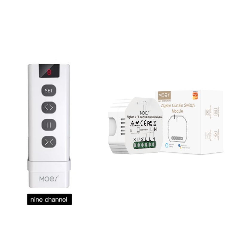 MOES ZigBee Smart RF433 Curtai - Curtain Motor 评论和价格