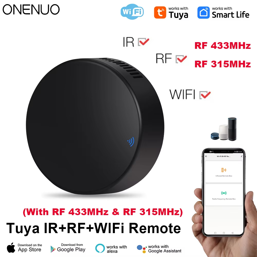 Tuya WiFi RF IR Remote Control - Smart Home Features 评论和价格