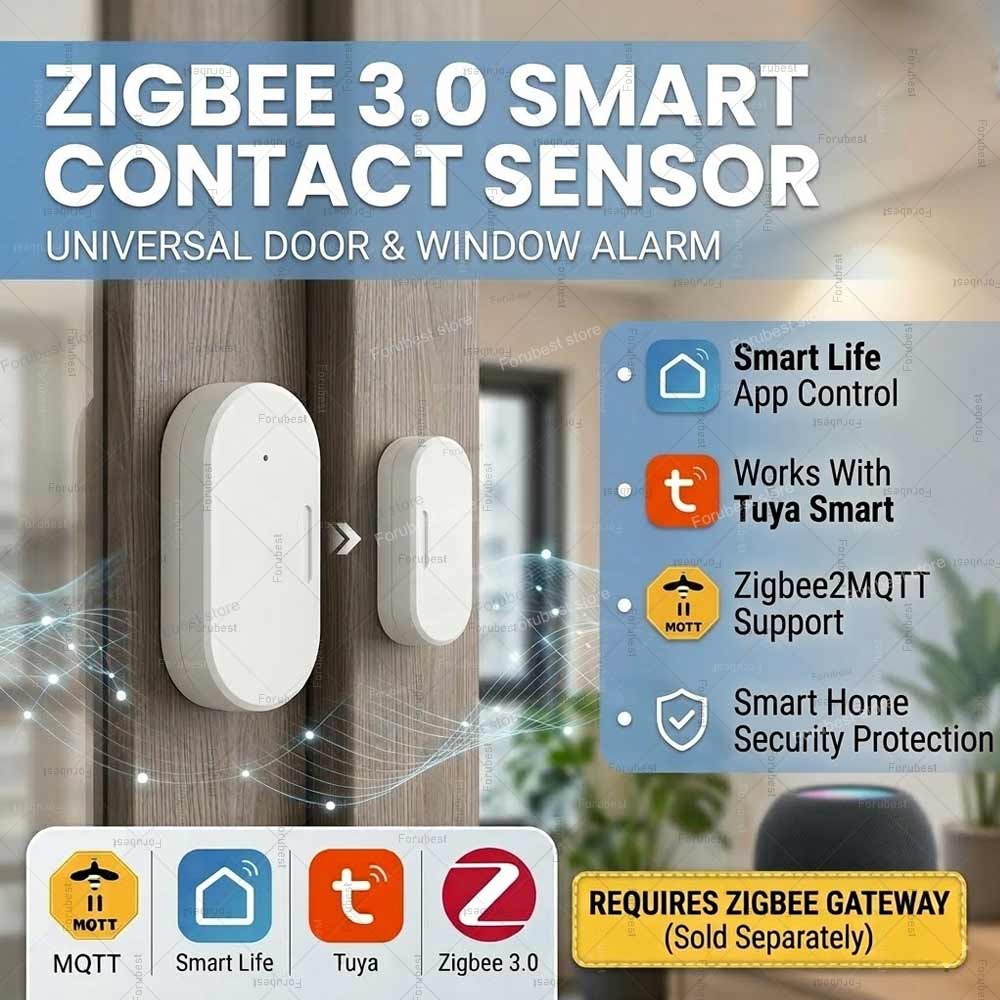 Tuya Zigbee Door Window Sensor - Smart Home Mqtt 评论和价格