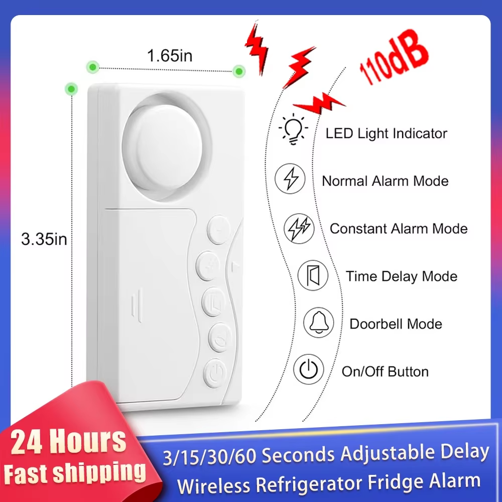 New Freezer Door Alarm with De - Wireless Door Sensor 评论和价格