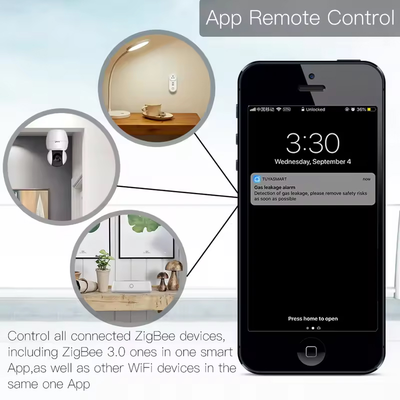 Moes Tuya ZigBee 3.0 Smart Gat - Smart Home Living 评论和价格