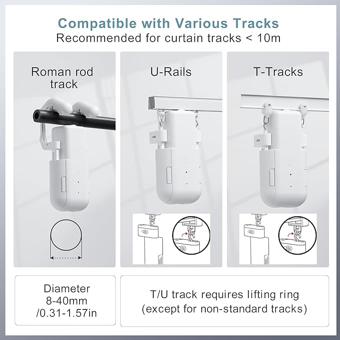 Smart Curtain Motor with Remot - Curtain Motor 评论和价格