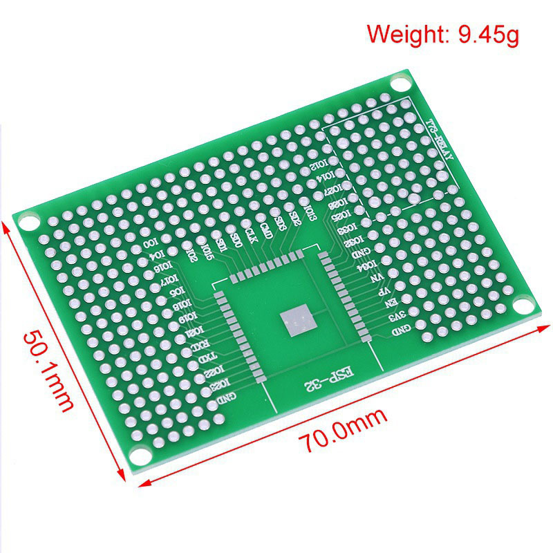 2~100Pcs 5X7 Double Sided Tin  - Smart Home Esp8266 评论和价格
