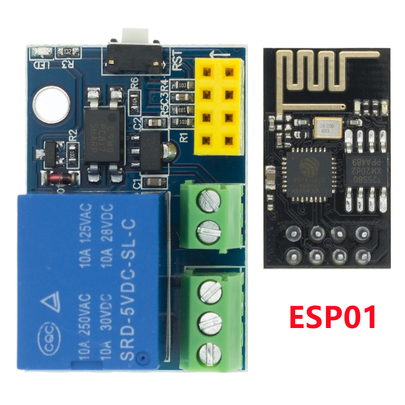 ESP8266 ESP-01 ESP-01S 5V WiFi - Smart Home Esp8266 评论和价格