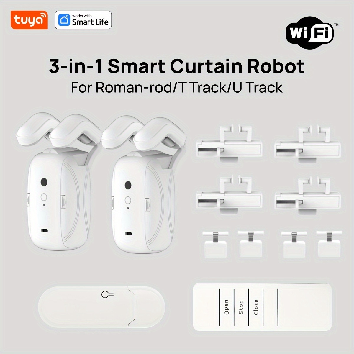 1/2PCS Tuya Smart WiFi Curtain - Smart Home Living 评论和价格
