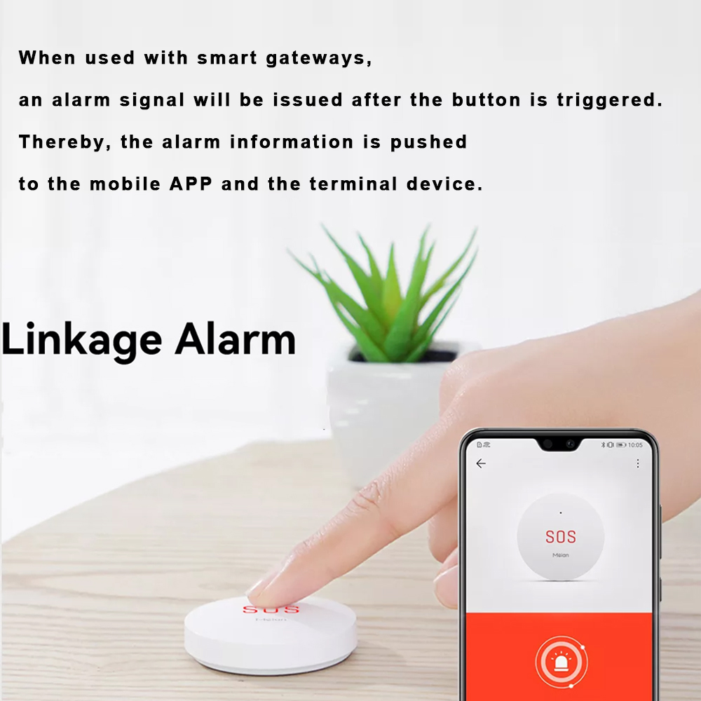 Meian Zigbee Tuya SOS Emergenc - Smart Home Living 评论和价格