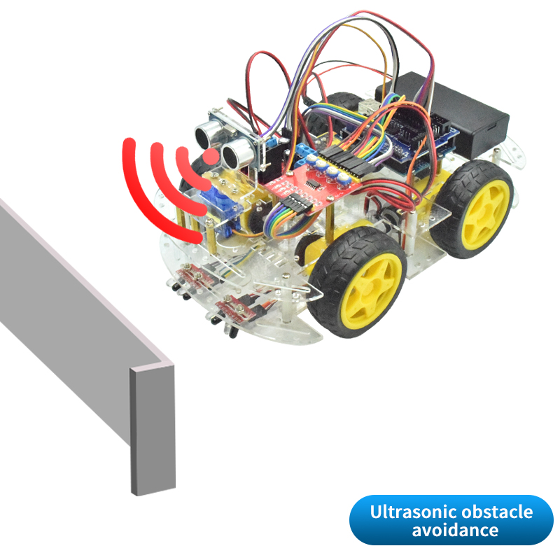 4WD Smart Robot Car Chassis Ki - Smart Home Keyestudio 评论和价格