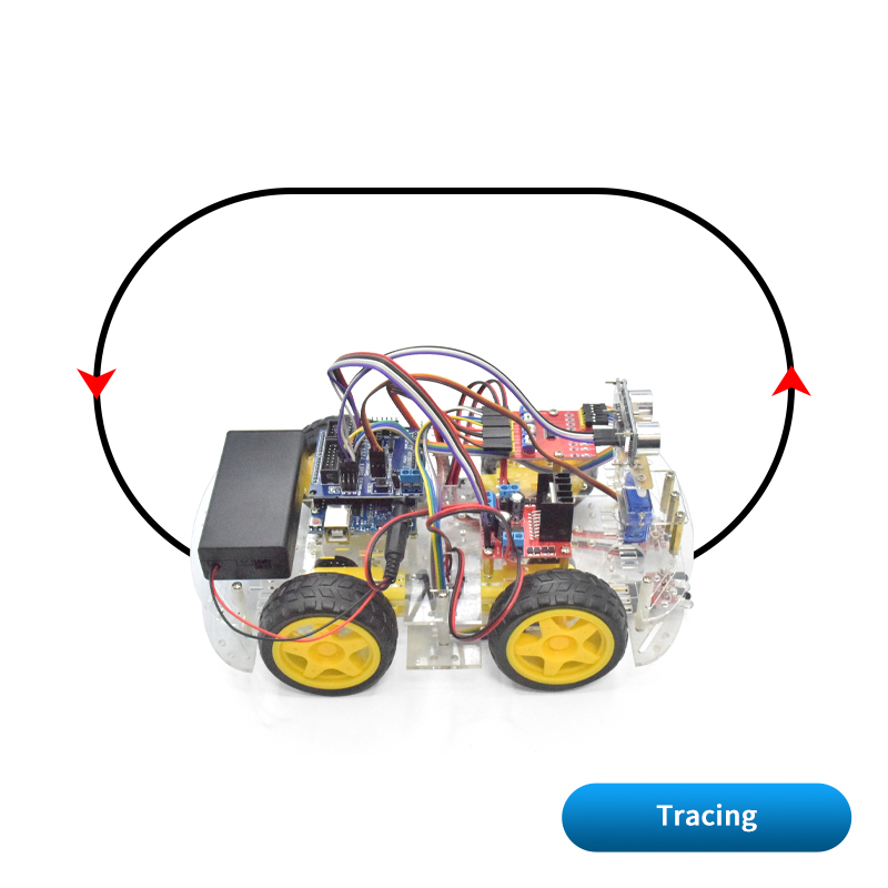 4WD Smart Robot Car Chassis Ki - Smart Home Keyestudio 评论和价格