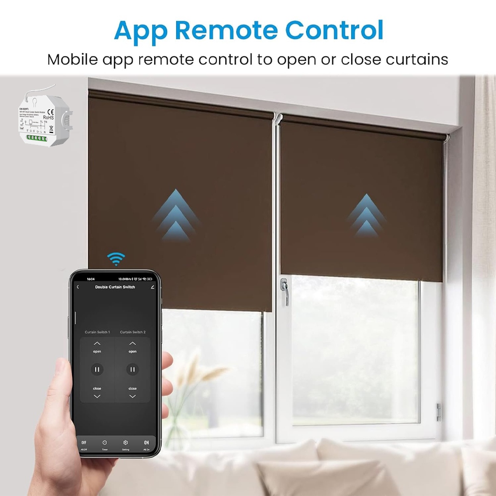 Smart Curtain Switch for Rolle - Curtain Motor 评论和价格