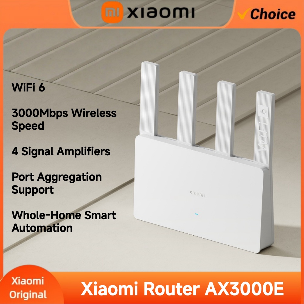Xiaomi AX3000E WiFi 6 Router 3 - Smart Home Zestaw 评论和价格