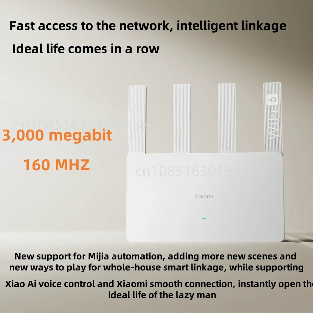 Xiaomi AX3000E WiFi 6 Router 3 - Smart Home Zestaw 评论和价格