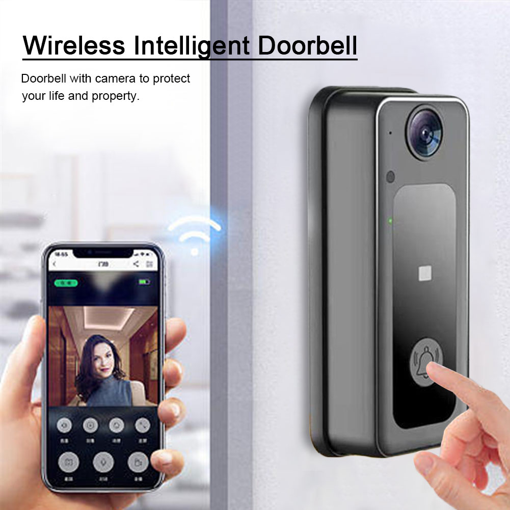 Wireless Camera Doorbell Two-W - Smart Home Living 评论和价格