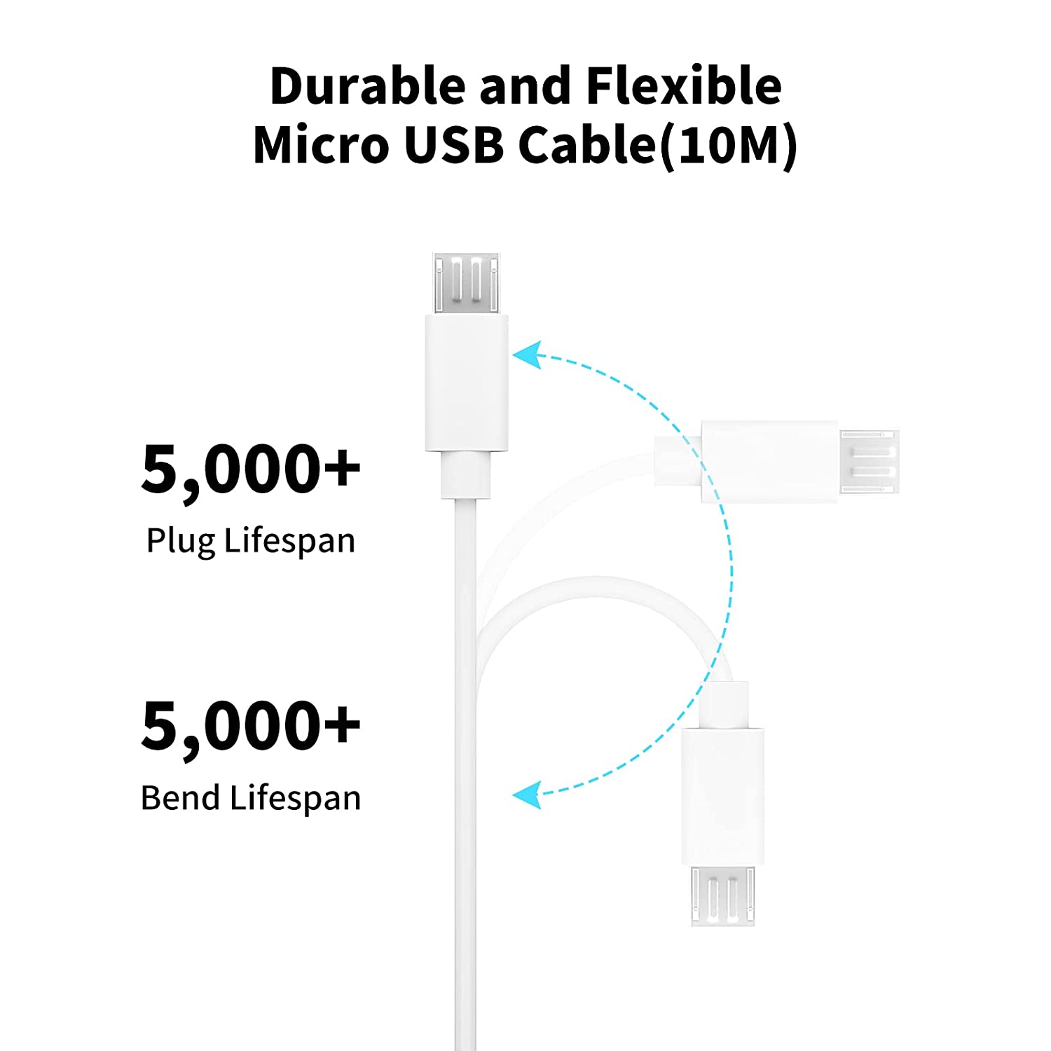 3~13m Micro USB Extension Cabl - Smart Home Xiaomi Devices 评论和价格