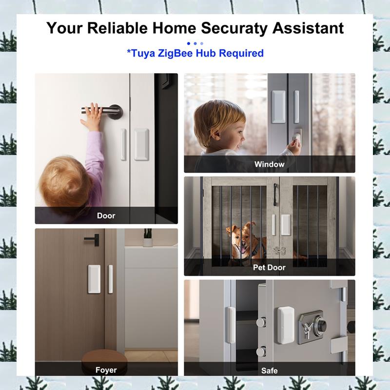 ABLG Tuya Zigbee Door Sensor W - Wireless Door Sensor 评论和价格