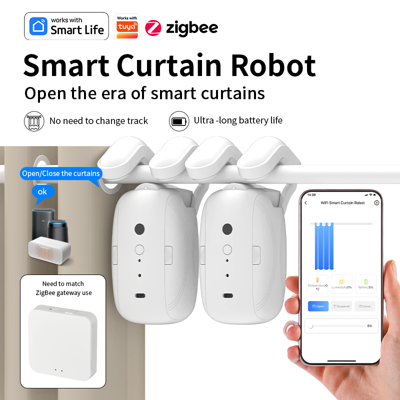 Zigbee Smart Curtain Driver Ro - Curtain Motor 评论和价格
