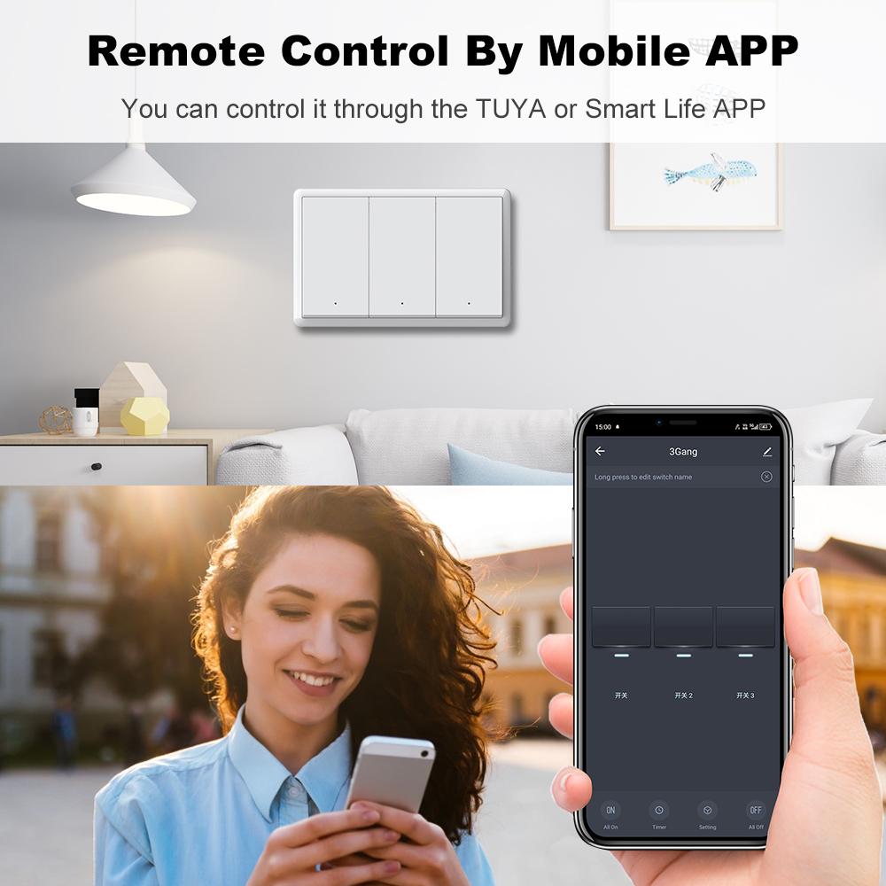 MANHOT ZigBee3.0 Smart Switch  - Smart Home Ikea 评论和价格