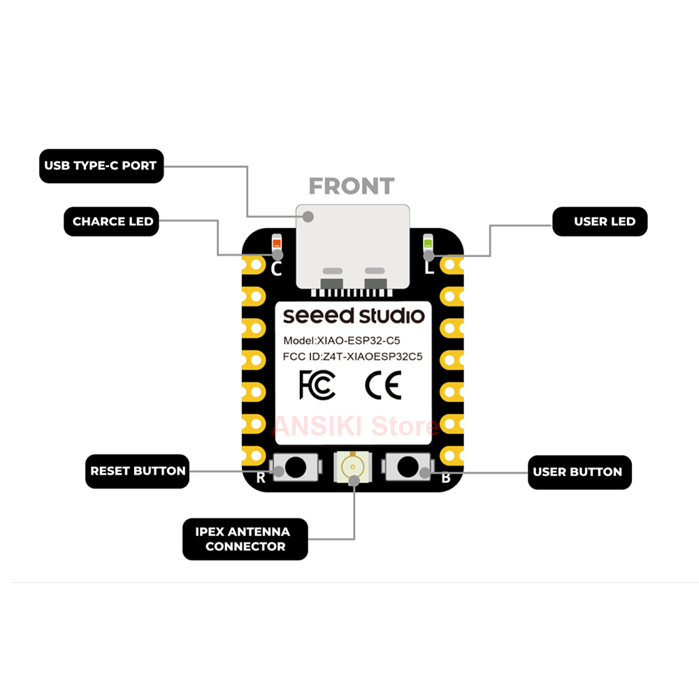 seeed studio XIAO ESP32-C5 Fir - Smart Home Mqtt 评论和价格
